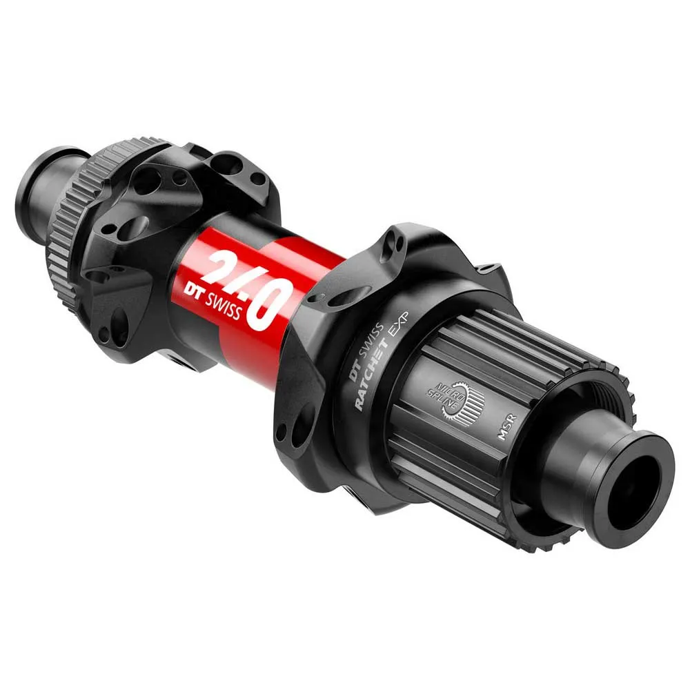 DT Swiss 240 Straightpull Disc Cl Shimano Micro Spline Hinterradnabe, Black, 24H, 12 x 142mm DT Swiss 240 Straightpull Disc Cl Shimano Micro Spline Hinterradnabe, Black, 24H, 12 x 142mm