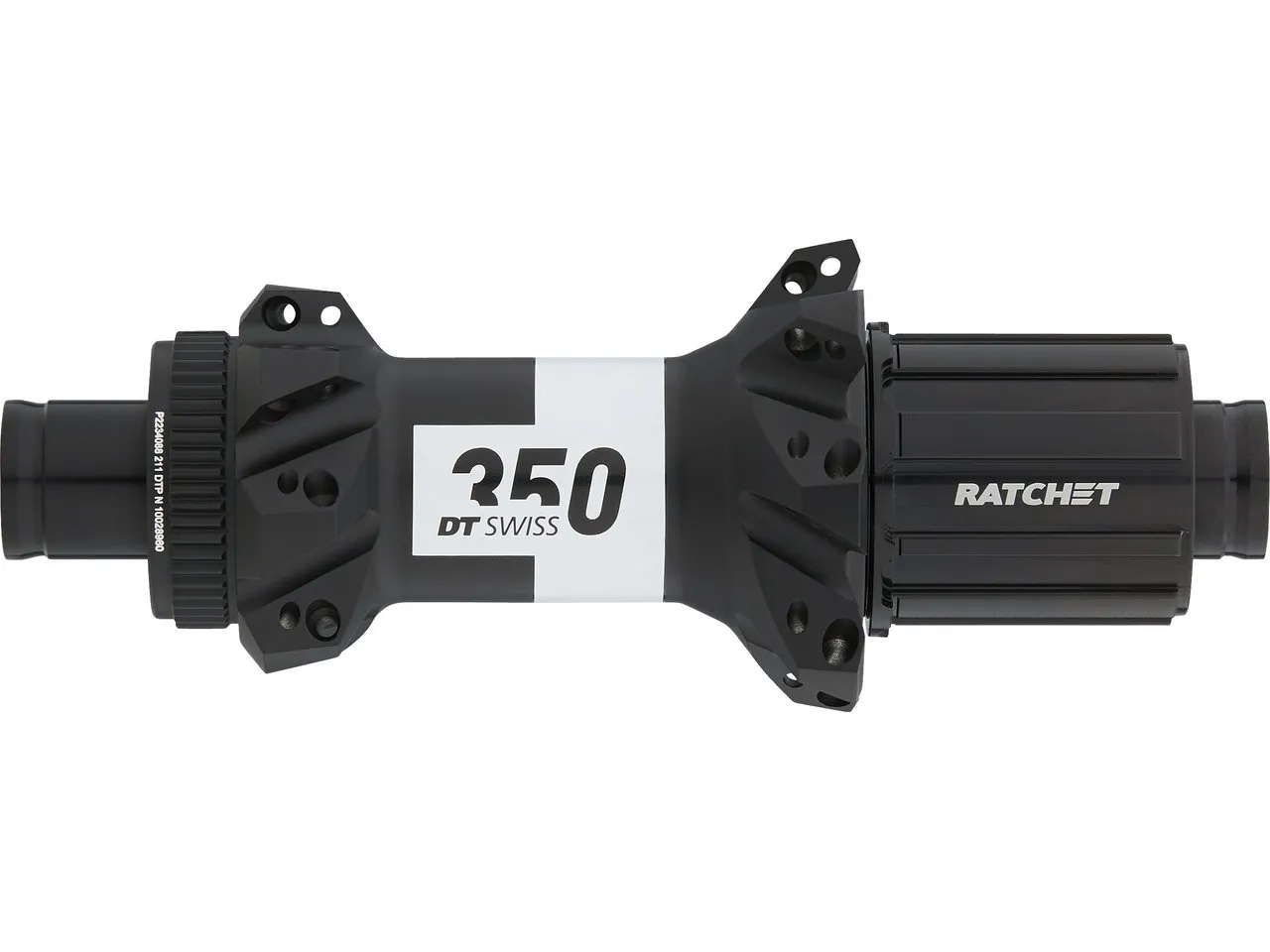 DT Swiss 350 Straightpull MTB Boost Disc Center Lock HR-Nabe, Black, 28H, 12 x 148mm