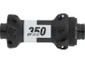DT Swiss 350 Straightpull Road Disc Center Lock VR-Nabe Modell 2023, Schwarz, 12 x 100mm / 24 Loch