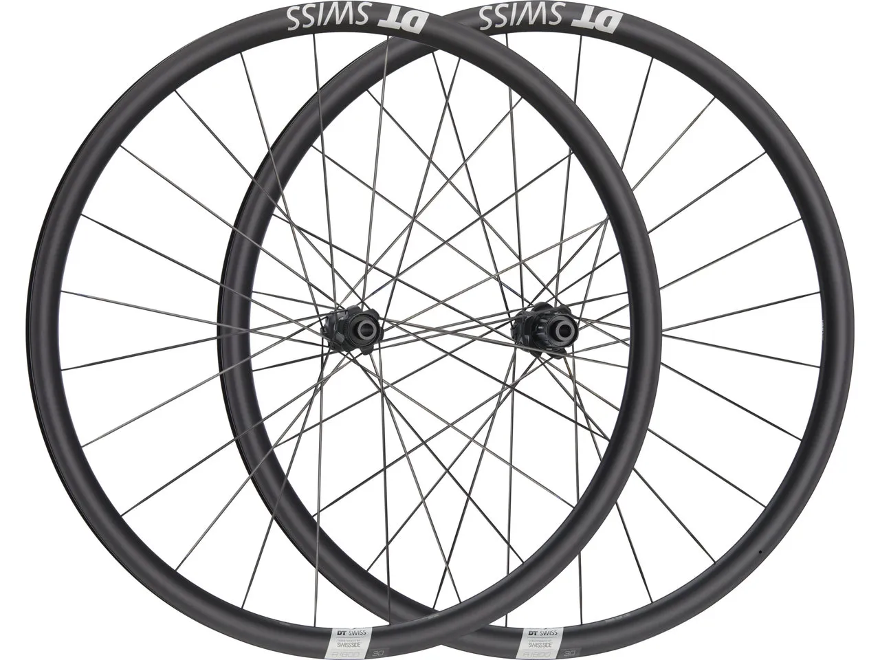 DT Swiss A 1800 SPLINE 30 Disc Center Lock 28" Laufradsatz, Schwarz, 28" Satz (VR 12 x 100 + HR 12 x 142) SRAM XDR DT Swiss A 1800 SPLINE 30 Disc Center Lock 28" Laufradsatz, Schwarz, 28" Satz (VR 12 x 100 + HR 12 x 142) SRAM XDR
