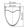 DT Swiss A 1800 Spline Disc Cl Tubeless Presta 26-35mm Rennrad-vorderrad, Black, 12 x 100mm