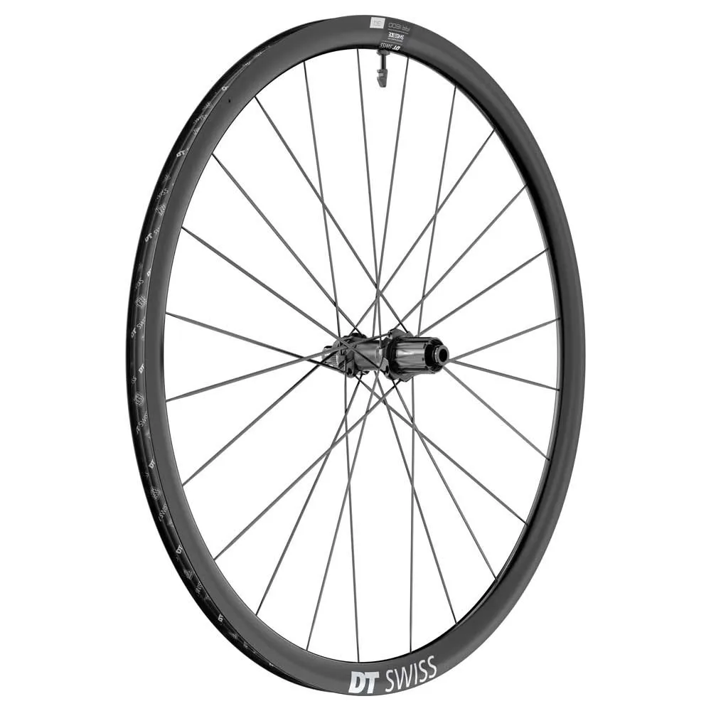 DT Swiss Ar 1600 Spline Cl Disc Tubeless Rennrad-hinterrad, Black, 12 x 142mm, Shimano/Sram HG DT Swiss Ar 1600 Spline Cl Disc Tubeless Rennrad-hinterrad, Black, 12 x 142mm, Shimano/Sram HG