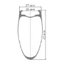 DT Swiss Arc 1100 Dicut 50 Cl Disc Tubeless Rennrad-vorderrad