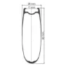 DT Swiss Arc 1100 Dicut 80 29´´ Tubeless Hinterrad, Black, 5 x 130mm, Shimano/Sram HG