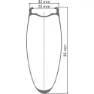 DT Swiss Arc 1100 Dicut 80 Disc Cl Tubeless + Continental Aero 111 700 X 26 Rennrad-vorderrad, Black, 12 x 100mm