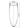 DT Swiss Arc 1100 Dicut 85 Cl Disc Tubeless Rennrad-vorderrad, Black, 12 x 100mm