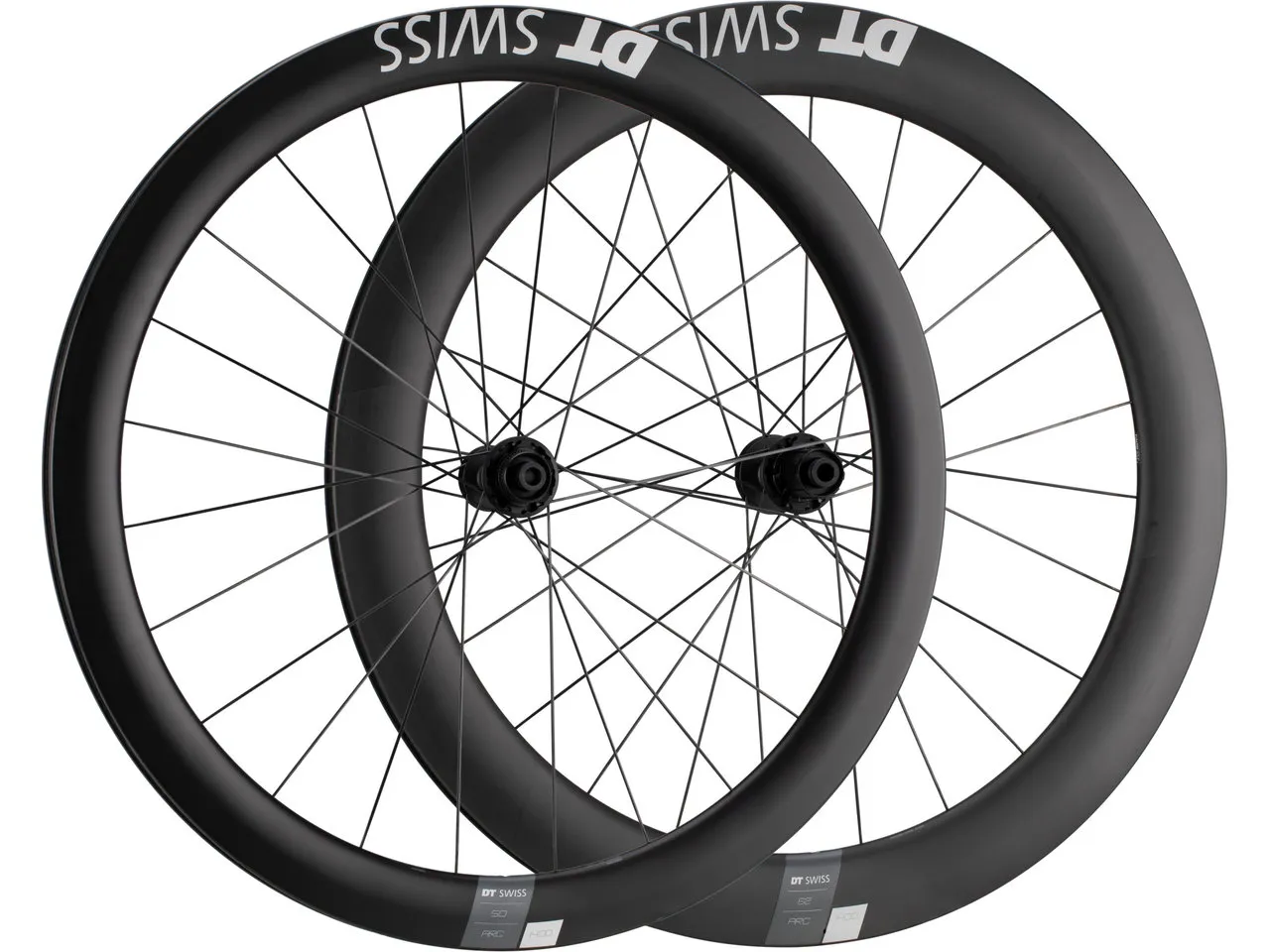 DT Swiss ARC 1400 DICUT 50/62 Carbon Disc Center Lock 28" Laufradsatz, Schwarz, 28" Satz (VR 12 x 100 + HR 12 x 142) Shimano