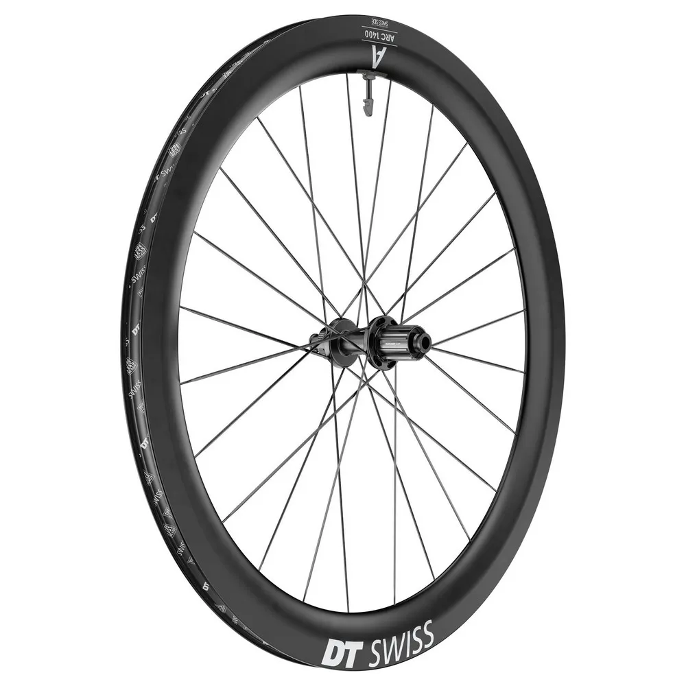 DT Swiss Arc 1400 Dicut 55 Cl Disc Tubeless Rennrad-hinterrad, Black, 12 x 142mm, Shimano/Sram HG