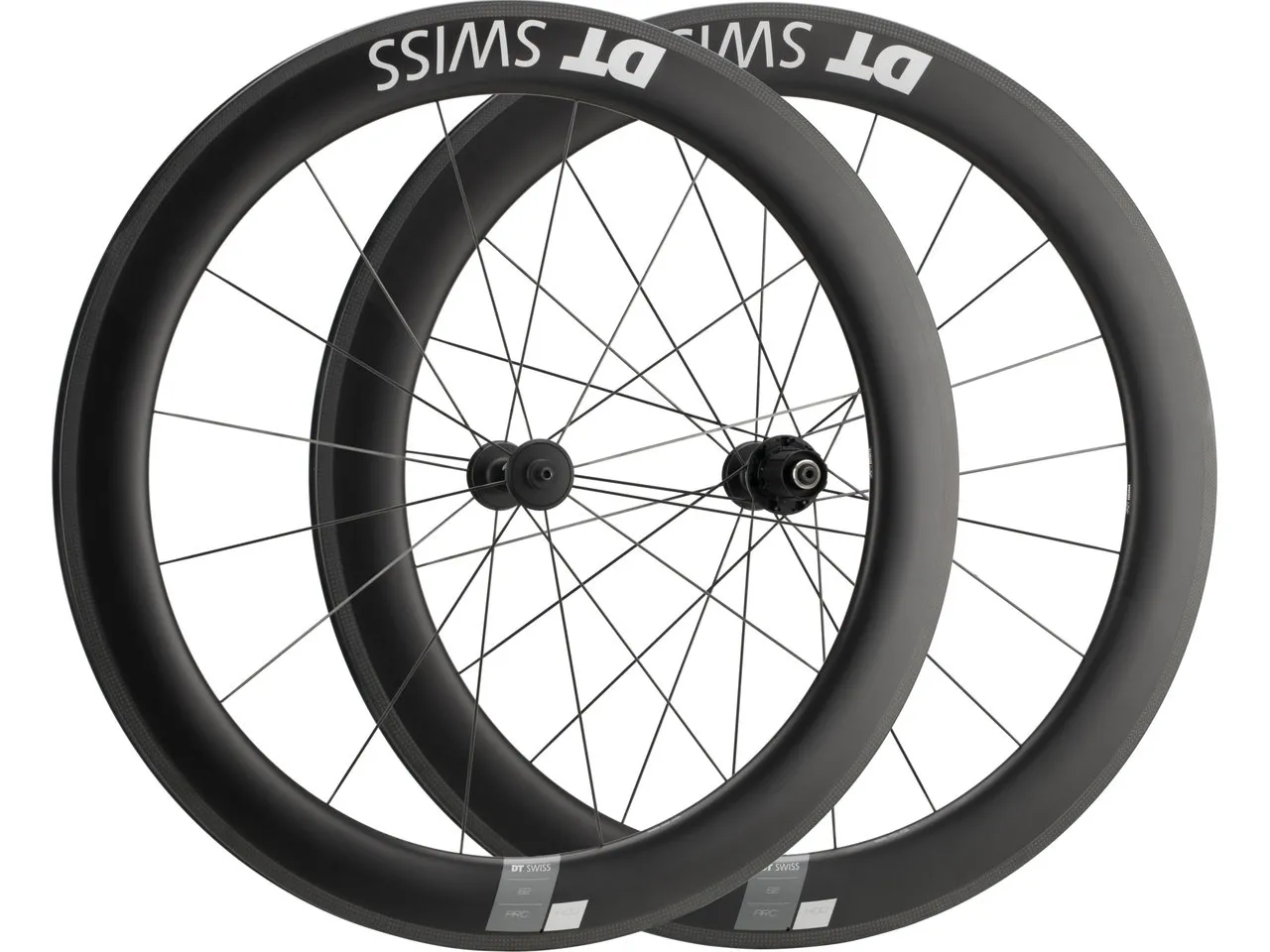 DT Swiss ARC 1400 DICUT 62 Carbon Felgenbremse 28" Laufradsatz, Schwarz, 28" Satz (VR 9 x 100 + HR 10 x 130) Shimano DT Swiss ARC 1400 DICUT 62 Carbon Felgenbremse 28" Laufradsatz, Schwarz, 28" Satz (VR 9 x 100 + HR 10 x 130) Shimano