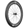 DT Swiss Arc 1400 Dicut 62 Disc Cl Tubeless + Continental Aero 111 700 X 26 Rennrad-vorderrad, Black, 12 x 100mm
