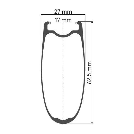 DT Swiss Arc 1400 Dicut 62 Tubeless Rennrad-vorderrad, Black, 5 x 100mm DT Swiss Arc 1400 Dicut 62 Tubeless Rennrad-vorderrad, Black, 5 x 100mm