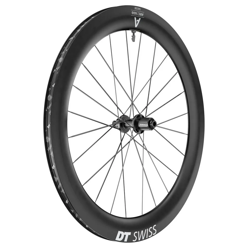 DT Swiss Arc 1400 Dicut 65 Cl Disc Tubeless Rennrad-hinterrad, Black, 12 x 142mm, Shimano/Sram HG DT Swiss Arc 1400 Dicut 65 Cl Disc Tubeless Rennrad-hinterrad, Black, 12 x 142mm, Shimano/Sram HG
