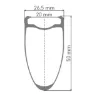 DT Swiss Arc 1400 Dicut 80 Cl Disc Tubeless Rennrad-hinterrad