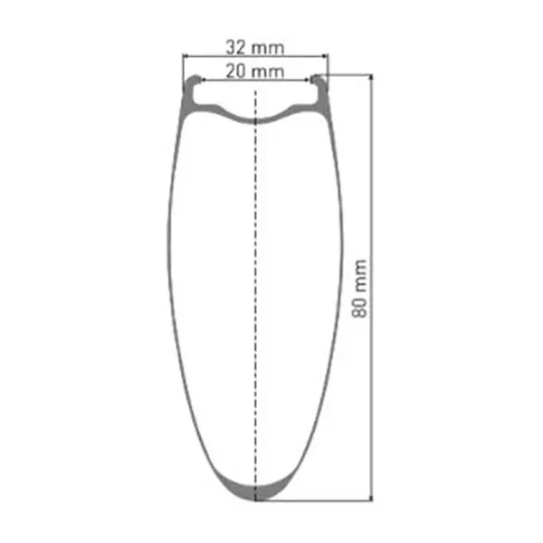 DT Swiss Arc 1400 Dicut 80 Cl Disc Tubeless Rennrad-vorderrad DT Swiss Arc 1400 Dicut 80 Cl Disc Tubeless Rennrad-vorderrad