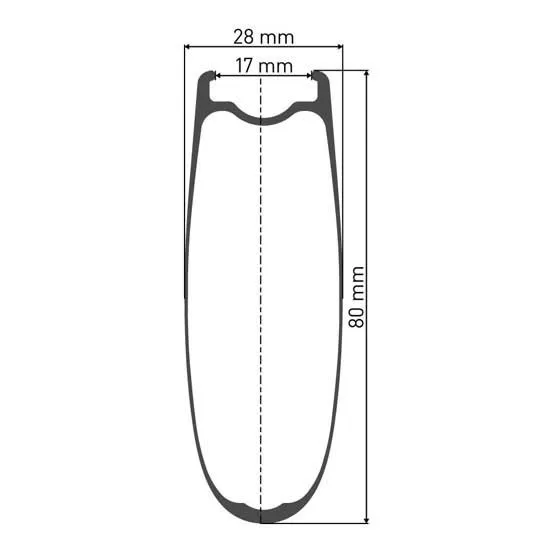 DT Swiss Arc 1400 Dicut 80 Tubeless Rennrad-vorderrad, Black, 5 x 100mm DT Swiss Arc 1400 Dicut 80 Tubeless Rennrad-vorderrad, Black, 5 x 100mm
