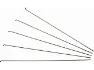 DT Swiss Competition® Black 2.0 / 1.8 Speichen - 5 Stück, Schwarz, 266mm