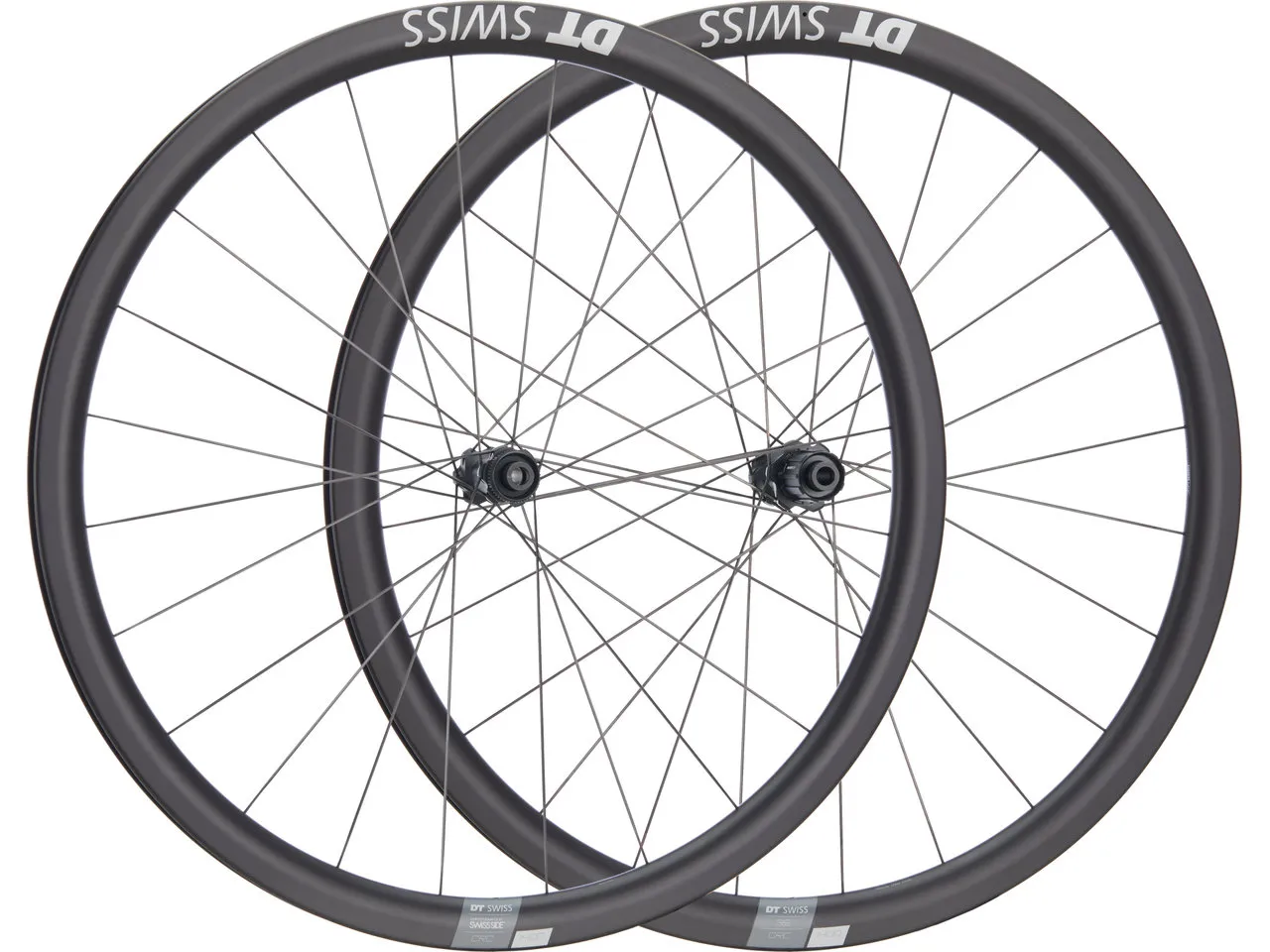 DT Swiss CRC 1400 SPLINE 35 Disc Center Lock Carbon 28" Laufradsatz, Schwarz, 28" Satz (VR 12 x 100 + HR 12 x 142) Shimano DT Swiss CRC 1400 SPLINE 35 Disc Center Lock Carbon 28" Laufradsatz, Schwarz, 28" Satz (VR 12 x 100 + HR 12 x 142) Shimano