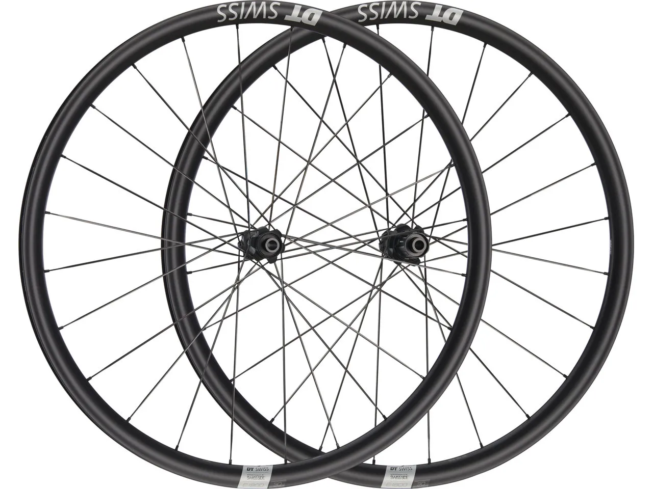 DT Swiss E 1800 SPLINE 30 Disc Center Lock 28" Laufradsatz, Schwarz, 28" Satz (VR 12 x 100 + HR 12 x 142) SRAM XDR DT Swiss E 1800 SPLINE 30 Disc Center Lock 28" Laufradsatz, Schwarz, 28" Satz (VR 12 x 100 + HR 12 x 142) SRAM XDR