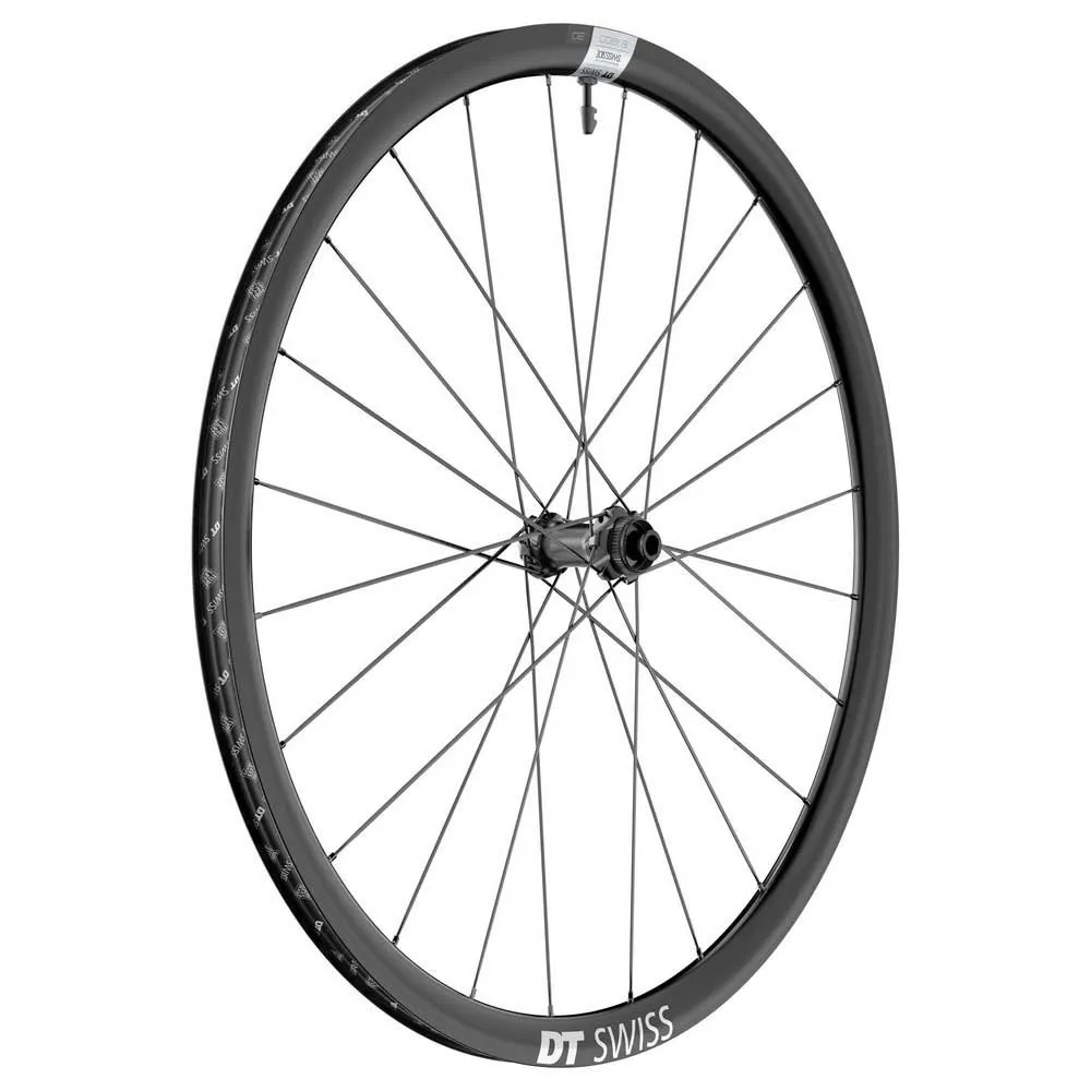 DT Swiss E 1800 Spline Disc Cl Tubeless Presta 26-35mm Rennrad-vorderrad, Black, 12 x 100mm DT Swiss E 1800 Spline Disc Cl Tubeless Presta 26-35mm Rennrad-vorderrad, Black, 12 x 100mm