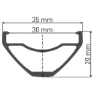 DT Swiss E 1900 Spline 30 29´´ Cl Disc Tubeless Hinterrad