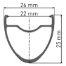 DT Swiss Er 1400 Dicut 22 700 Cl Disc Tubeless Rennrad-vorderrad, Black, 12 x 100mm