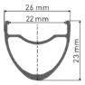 DT Swiss Er 1600 Spline 22 700 Cl Disc Tubeless Rennrad-hinterrad