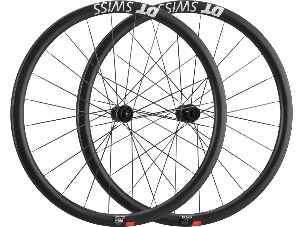 DT Swiss ERC 1100 DICUT 35 Carbon Disc Center Lock 28" Laufradsatz, Schwarz, 28" Satz (VR 12 x 100 + HR 12 x 142) Shimano DT Swiss ERC 1100 DICUT 35 Carbon Disc Center Lock 28" Laufradsatz, Schwarz, 28" Satz (VR 12 x 100 + HR 12 x 142) Shimano