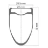 DT Swiss Erc 1100 Dicut 45 Disc Cl Tubeless + Continental Aero 111 700 X 29 Rennrad-vorderrad, Black, 12 x 100mm