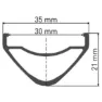 DT Swiss Ex 1700 Spline 30 27.5´´ 6b Disc Mtb Hinterrad