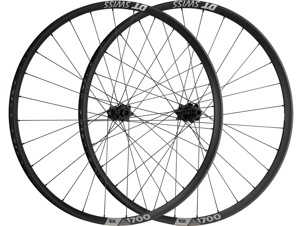 DT Swiss EX 1700 SPLINE 30 Boost Disc 6-Loch 29" Laufradsatz, Schwarz, 29" Satz (VR 15 x 110 Boost + HR 12 x 148 Boost) SRAM XD DT Swiss EX 1700 SPLINE 30 Boost Disc 6-Loch 29" Laufradsatz, Schwarz, 29" Satz (VR 15 x 110 Boost + HR 12 x 148 Boost) SRAM XD