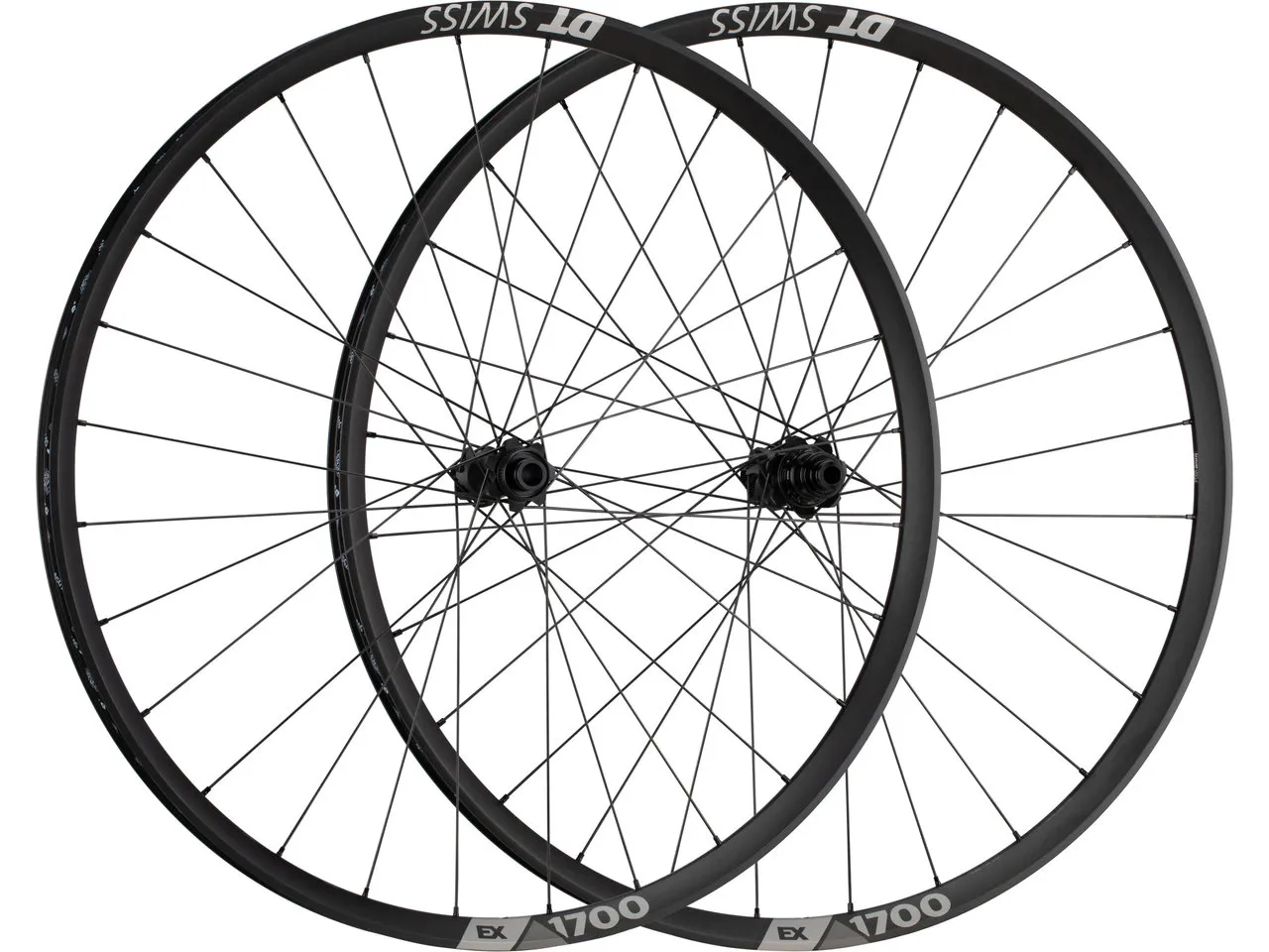 DT Swiss EX 1700 SPLINE 30 Boost Disc Center Lock 29" Laufradsatz, Schwarz, 29" Satz (VR 15 x 110 Boost + HR 12 x 148 Boost) Shimano Micro Spline DT Swiss EX 1700 SPLINE 30 Boost Disc Center Lock 29" Laufradsatz, Schwarz, 29" Satz (VR 15 x 110 Boost + HR 12 x 148 Boost) Shimano Micro Spline
