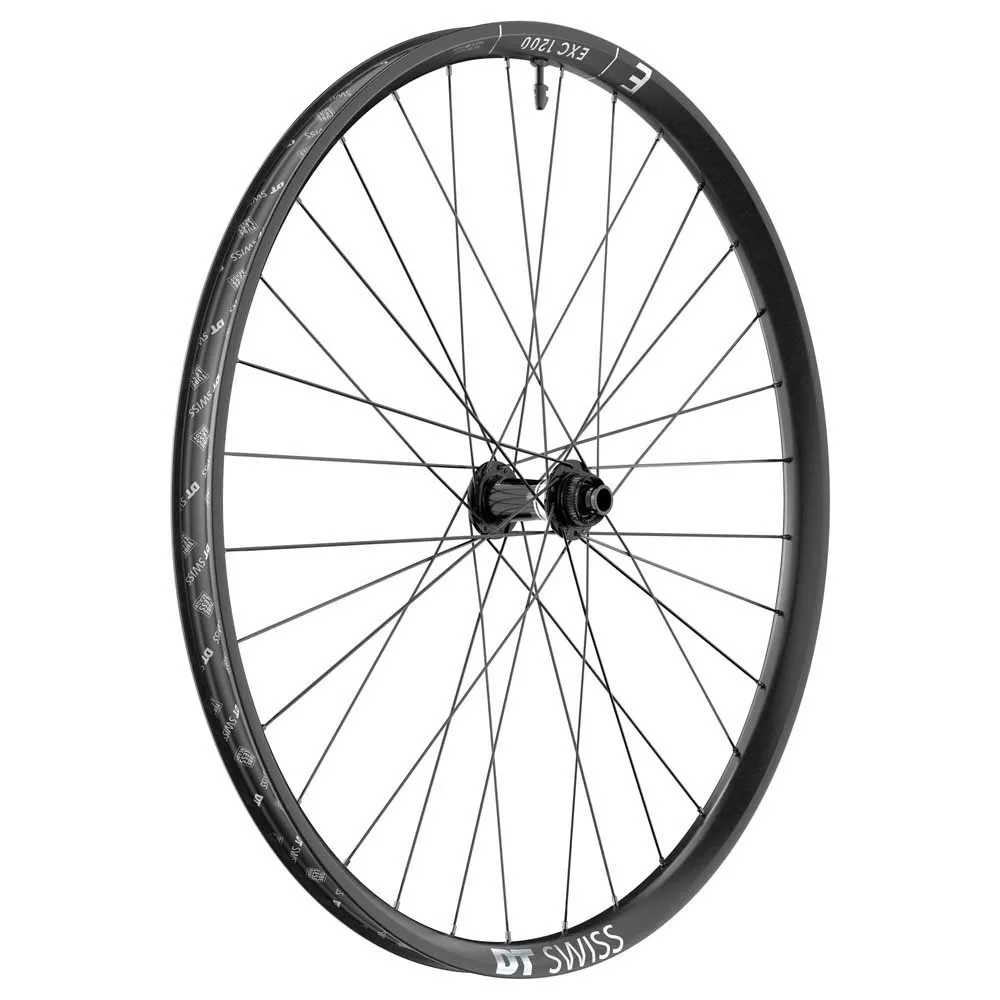 DT Swiss Exc 1200 Classic 27.5´´ Disc Cl Tubeless Mtb Vorderrad, Black, 15 x 110mm DT Swiss Exc 1200 Classic 27.5´´ Disc Cl Tubeless Mtb Vorderrad, Black, 15 x 110mm