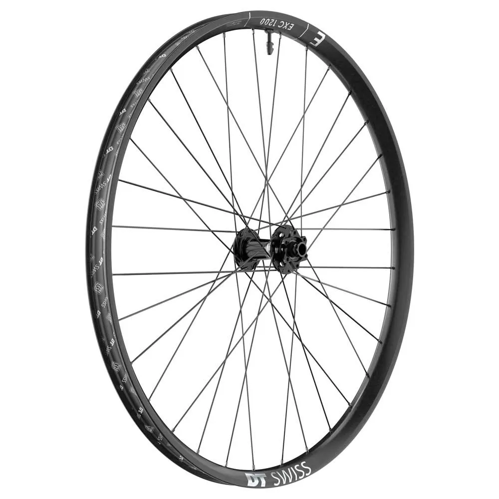 DT Swiss Exc 1200 Classic 29´´ Disc 6b Tubeless Mtb Vorderrad, Black, 15 x 110mm DT Swiss Exc 1200 Classic 29´´ Disc 6b Tubeless Mtb Vorderrad, Black, 15 x 110mm