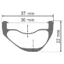 DT Swiss Exc 1200 Classic 29´´ Disc 6b Tubeless Mtb Vorderrad, Black, 15 x 110mm