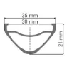 DT Swiss Fr 1500 Classic 27.5´´ Disc 6b Tubeless Mtb Hinterrad