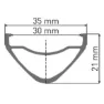 DT Swiss Fr 1500 Classic 30 29´´ Disc Tubeless Mtb Hinterrad