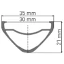 DT Swiss Fr 1500 Classic 30 29´´ Disc Tubeless Mtb Vorderrad