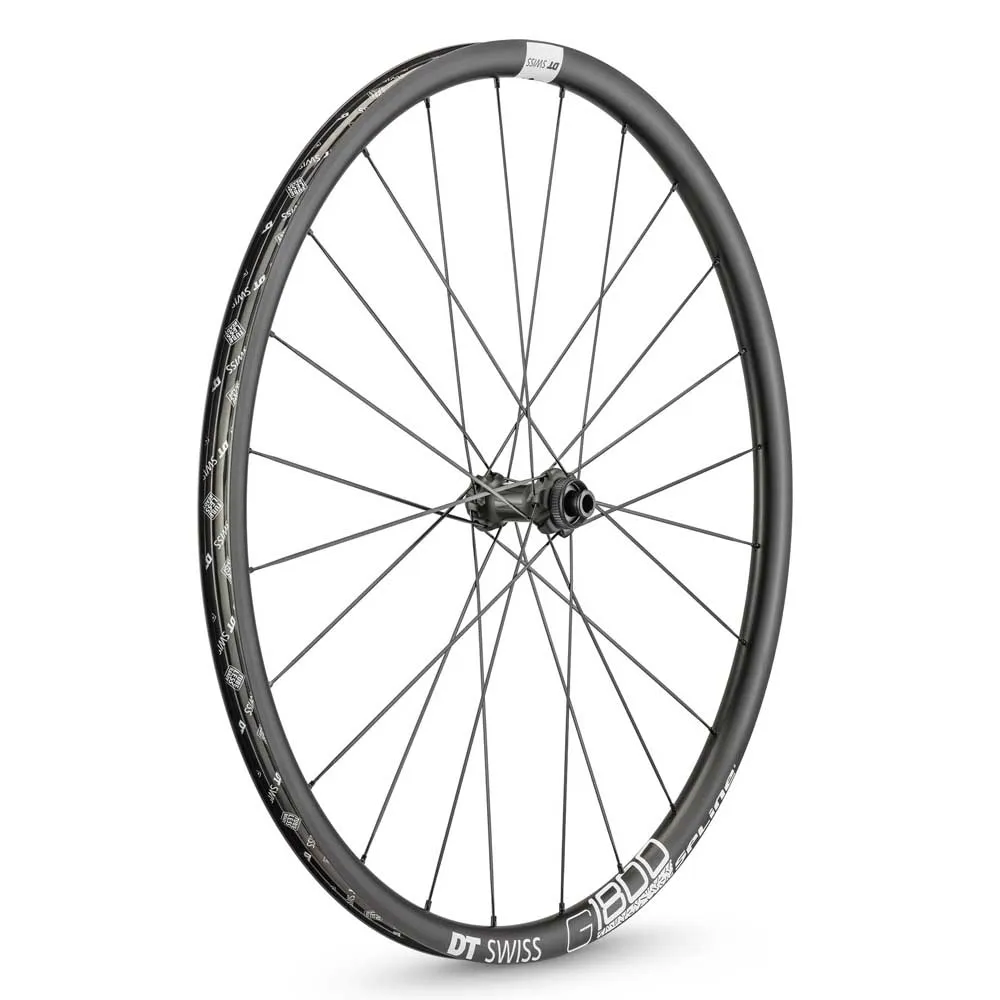 DT Swiss G 1800 Spline 25 650b Disc Tubeless Gravel-vorderrad, Black, 12 x 100mm DT Swiss G 1800 Spline 25 650b Disc Tubeless Gravel-vorderrad, Black, 12 x 100mm