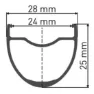 DT Swiss G 1800 Spline Dynamo Disc Cl Tubeless Rennrad-vorderrad, Black, 12 x 100mm