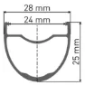 DT Swiss Gr 1600 Spline 25 27.5´´ Cl Disc Tubeless Gravel-hinterrad, Black, 12 x 142mm, Shimano Micro Spline