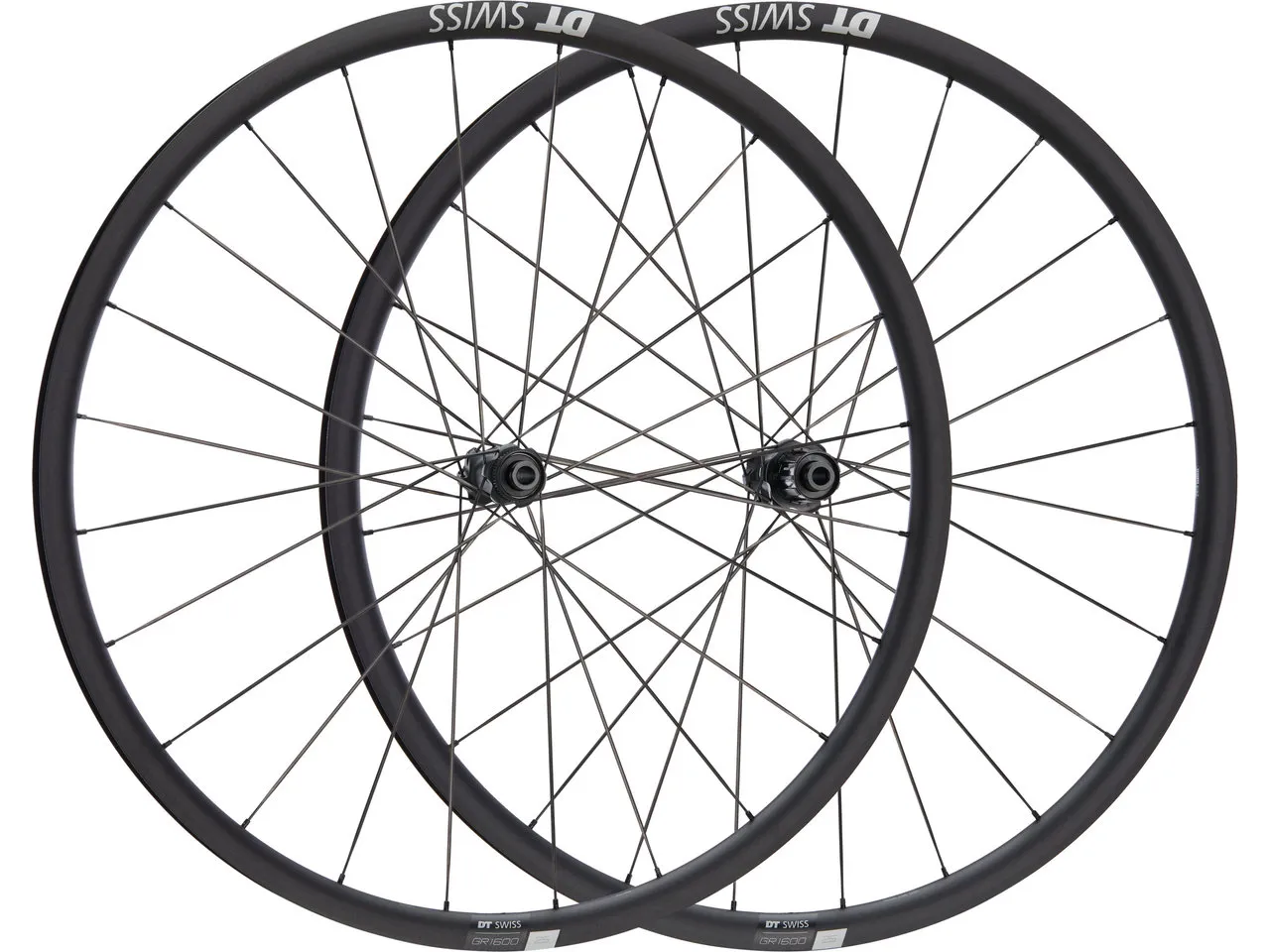 DT Swiss GR 1600 SPLINE DB 25 Disc Center Lock 28" Laufradsatz Modell 2024, Schwarz, 28" Satz (VR 12 x 100 + HR 12 x 142) SRAM XDR DT Swiss GR 1600 SPLINE DB 25 Disc Center Lock 28" Laufradsatz Modell 2024, Schwarz, 28" Satz (VR 12 x 100 + HR 12 x 142) SRAM XDR