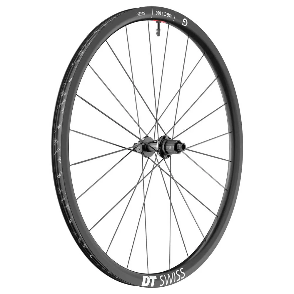 DT Swiss Grc 1100 Dicut 30 27.5´´ Cl Disc Tubeless Gravel-hinterrad, Black, 12 x 142mm, Shimano Micro Spline DT Swiss Grc 1100 Dicut 30 27.5´´ Cl Disc Tubeless Gravel-hinterrad, Black, 12 x 142mm, Shimano Micro Spline