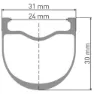 DT Swiss Grc 1400 Dicut Disc Cl Tubeless Presta 26-35mm Rennrad-hinterrad