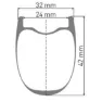 DT Swiss Grc 1400 Spline 42 Cl Disc Tubeless Rennrad-hinterrad, Black, 12 x 142mm, Campagnolo N3W