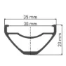 DT Swiss H 1900 Spline 30 29´´ 6b Disc Tubeless Hinterrad