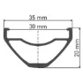 DT Swiss H 1900 Spline 30 29´´ Cl Disc Tubeless Hinterrad
