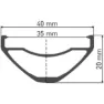 DT Swiss H 1900 Spline 35 27.5´´ 6b Disc Tubeless Mtb Hinterrad