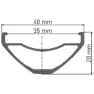 DT Swiss H 1900 Spline 35 27.5´´ 6b Disc Tubeless Mtb Hinterrad, Black 2, 12 x 148mm, Shimano Micro Spline