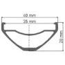 DT Swiss H 1900 Spline 35 27.5´´ Cl Disc Tubeless Mtb Hinterrad, Black, 12 x 148mm, Sram XD
