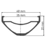 DT Swiss H 1900 Spline 35 29´´ 6b Disc Tubeless Hinterrad